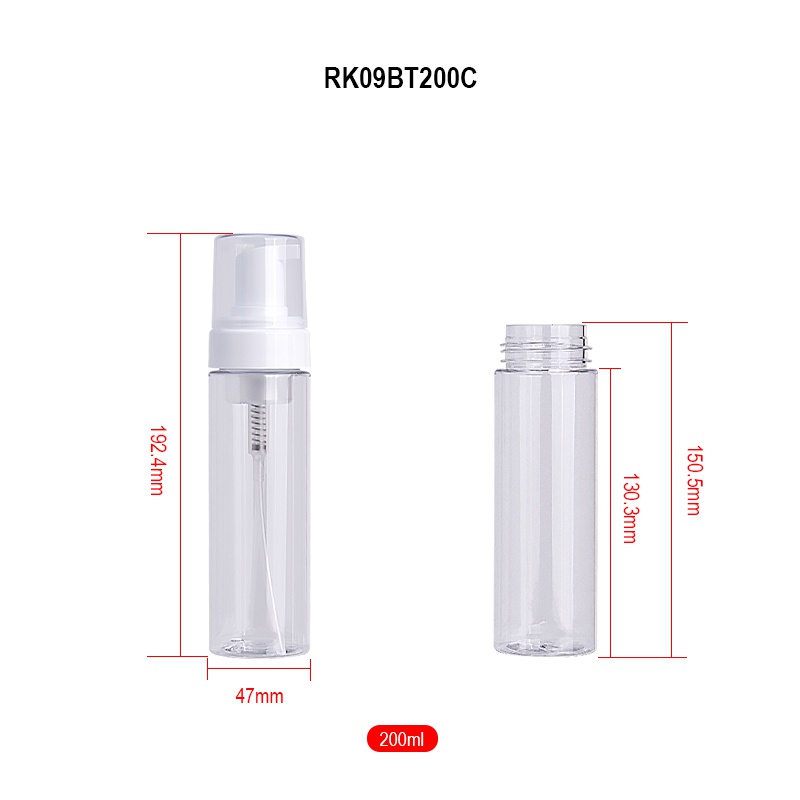 Mousse Bottles With Pump 200ml