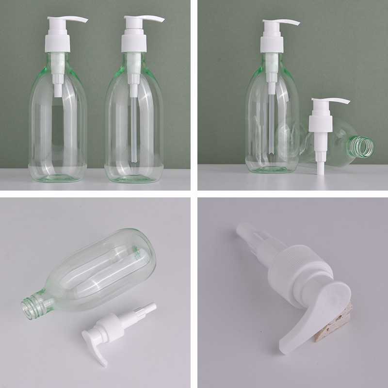 body lotion bottles show
